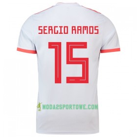 Koszulka Hiszpania Sergio Ramos 15 Mistrzostwa Świata 2018 Wyjazdowe Stroje Piłkarskie